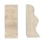 Hello Honey® 6" Natural Travertine Wave Bookends Set